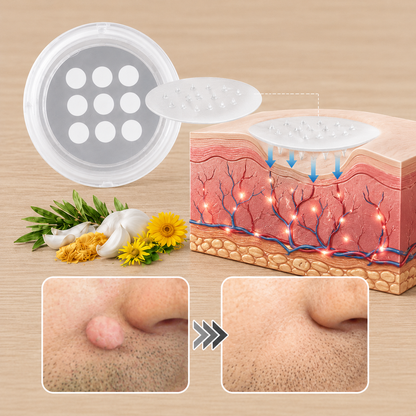 🔥DarkFairy 2-in-1 Microneedle & Hydrocolloid Patch🍀| Removes Raised Moles, Acne, Flat Warts & Skin Tags | Helps Improve Wrinkles, Scars & Blemishes | Invisible Patches for Face & Body